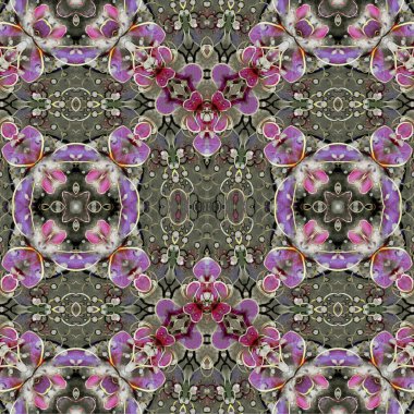 Seamless chaotic pattern. Abstract trendy background. Seamless texture. Modern background. Kaleidoscopic