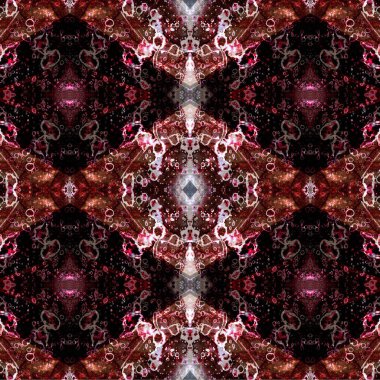 Kusursuz etnik düzen. Soyut retro arka plan. Kusursuz bir doku. Simetrik arkaplan. Sanat dokusu