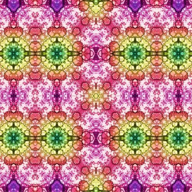 Kusursuz kaotik şablon. Soyut sanat geçmişi. Kusursuz bir doku. Modern arka plan. Mandala