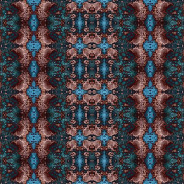 Kusursuz kaotik şablon. Soyut sanat geçmişi. Kusursuz bir doku. Modern arka plan. Mandala