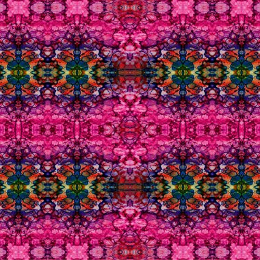 Kusursuz kaotik şablon. Soyut sanat geçmişi. Kusursuz bir doku. Modern arka plan. Mandala