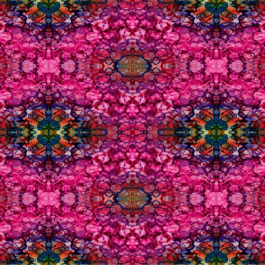 Kusursuz kaotik şablon. Soyut sanat geçmişi. Kusursuz bir doku. Modern arka plan. Mandala