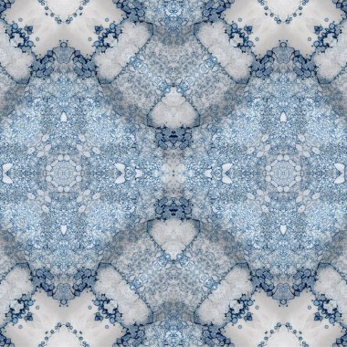 Kusursuz kaotik şablon. Soyut sanat geçmişi. Kusursuz bir doku. Modern arka plan. Mandala