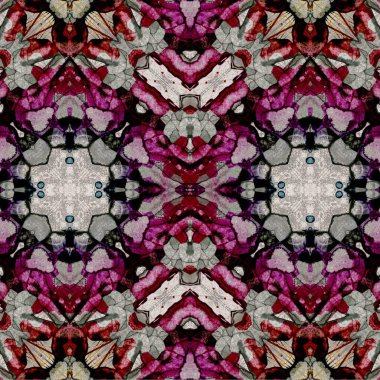 Kusursuz kaotik şablon. Soyut moda arka planı. Kusursuz bir doku. Modern arka plan. Kaleydoskopik