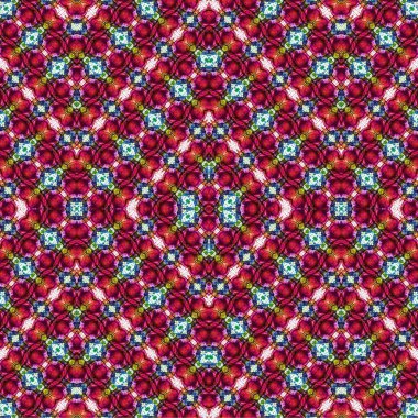 Kusursuz kaotik şablon. Soyut sanat geçmişi. Kusursuz bir doku. Modern arka plan. Mandala