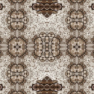 Kusursuz kaotik şablon. Soyut sanat geçmişi. Kusursuz bir doku. Modern arka plan. Mandala