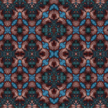 Kusursuz kaotik şablon. Soyut sanat geçmişi. Kusursuz bir doku. Modern arka plan. Mandala