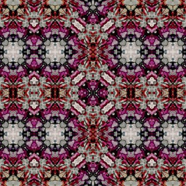 Kusursuz kaotik şablon. Soyut sanat geçmişi. Kusursuz bir doku. Modern arka plan. Mandala