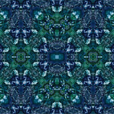 Kusursuz kaotik şablon. Soyut sanat geçmişi. Kusursuz bir doku. Modern arka plan. Mandala