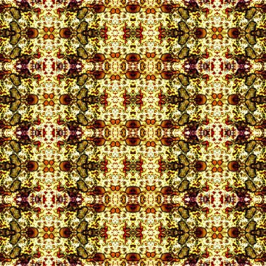 Kusursuz kaotik şablon. Soyut sanat geçmişi. Kusursuz bir doku. Modern arka plan. Mandala