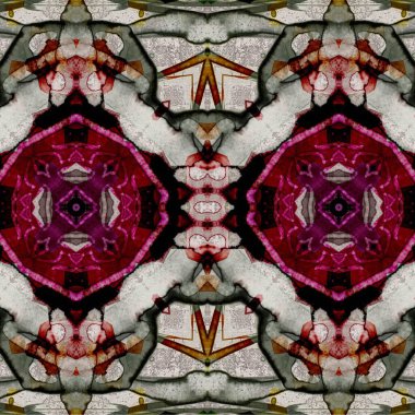 Kusursuz kaotik şablon. Soyut moda arka planı. Kusursuz bir doku. Modern arka plan. Kaleydoskopik