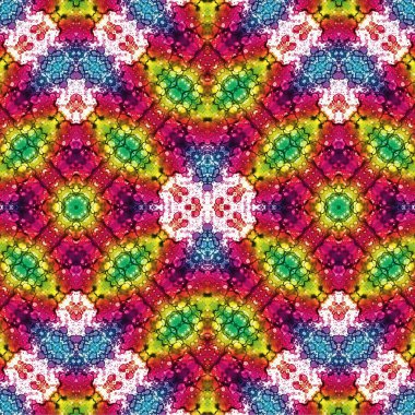 Kusursuz kaotik şablon. Soyut sanat geçmişi. Kusursuz bir doku. Modern arka plan. Mandala