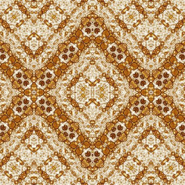 Kusursuz kaotik şablon. Soyut sanat geçmişi. Kusursuz bir doku. Modern arka plan. Mandala