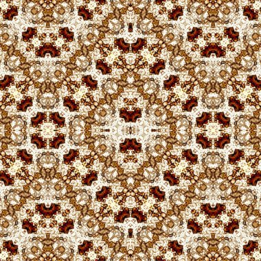 Kusursuz kaotik şablon. Soyut sanat geçmişi. Kusursuz bir doku. Modern arka plan. Mandala