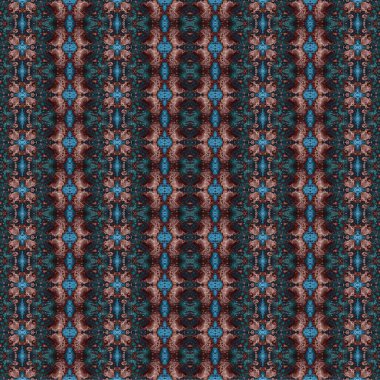 Kusursuz kaotik şablon. Soyut sanat geçmişi. Kusursuz bir doku. Modern arka plan. Mandala