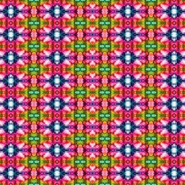 Kusursuz etnik düzen. Soyut retro arka plan. Kusursuz bir doku. Simetrik arkaplan. Sanat dokusu