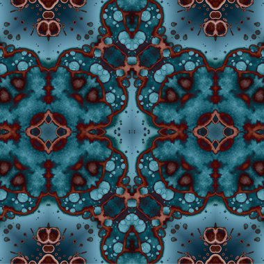 Kusursuz kaotik şablon. Soyut moda arka planı. Kusursuz bir doku. Modern arka plan. Kaleydoskopik