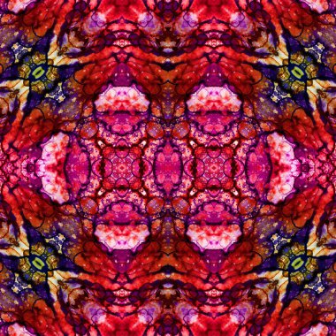 Seamless ethnic pattern. Abstract retro background. Seamless texture. Symmetrical background. Art texture