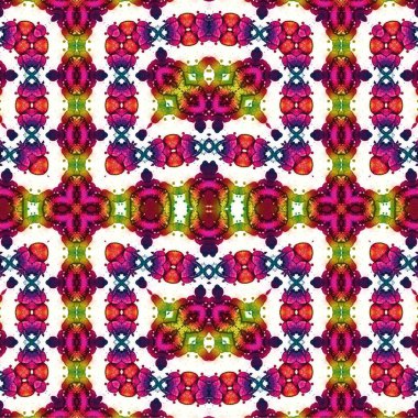 Kusursuz kaotik şablon. Soyut moda arka planı. Kusursuz bir doku. Modern arka plan. Kaleydoskopik