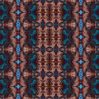 Kusursuz kaotik şablon. Soyut sanat geçmişi. Kusursuz bir doku. Modern arka plan. Mandala