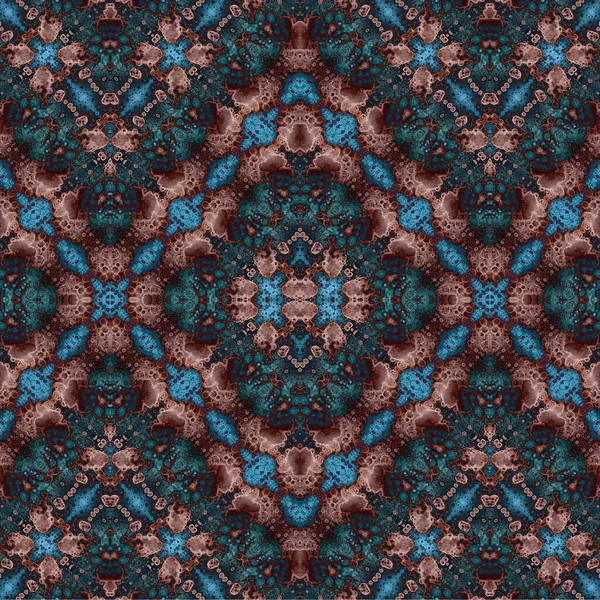 Kusursuz kaotik şablon. Soyut sanat geçmişi. Kusursuz bir doku. Modern arka plan. Mandala