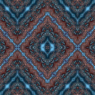 Kusursuz kaotik şablon. Soyut sanat geçmişi. Kusursuz bir doku. Modern arka plan. Mandala