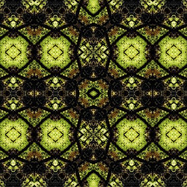 Kusursuz kaotik şablon. Soyut sanat geçmişi. Kusursuz bir doku. Modern arka plan. Mandala