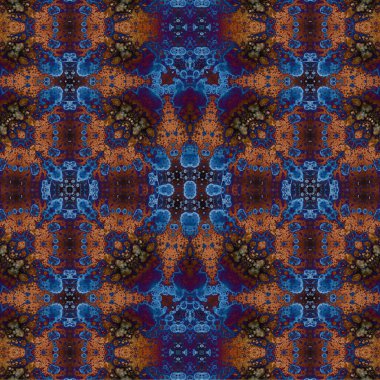 Kusursuz kaotik şablon. Soyut moda arka planı. Kusursuz bir doku. Modern arka plan. Kaleydoskopik