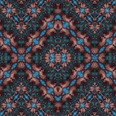 Kusursuz kaotik şablon. Soyut sanat geçmişi. Kusursuz bir doku. Modern arka plan. Mandala