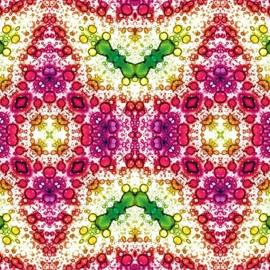 Kusursuz kaotik şablon. Soyut sanat geçmişi. Kusursuz bir doku. Modern arka plan. Mandala