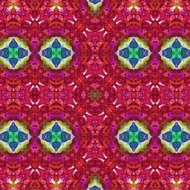 Seamless chaotic pattern. Abstract trendy background. Seamless texture. Modern background. Kaleidoscopic