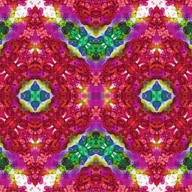 Kusursuz kaotik şablon. Soyut sanat geçmişi. Kusursuz bir doku. Modern arka plan. Mandala