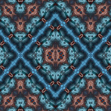 Kusursuz kaotik şablon. Soyut sanat geçmişi. Kusursuz bir doku. Modern arka plan. Mandala