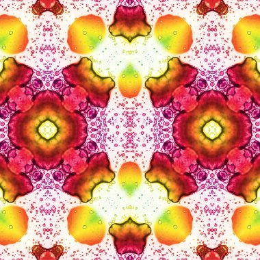 Kusursuz kaotik şablon. Soyut moda arka planı. Kusursuz bir doku. Modern arka plan. Kaleydoskopik