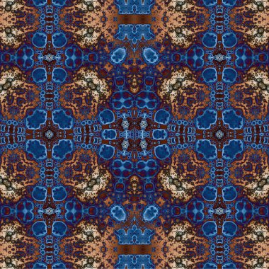 Kusursuz kaotik şablon. Soyut moda arka planı. Kusursuz bir doku. Modern arka plan. Kaleydoskopik