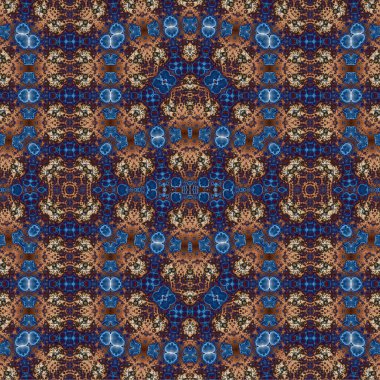 Kusursuz kaotik şablon. Soyut sanat geçmişi. Kusursuz bir doku. Modern arka plan. Mandala