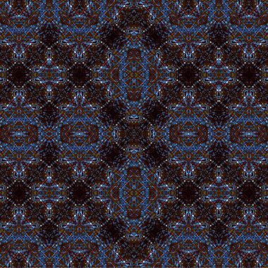 Kusursuz kaotik şablon. Soyut sanat geçmişi. Kusursuz bir doku. Modern arka plan. Mandala