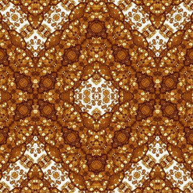 Kusursuz kaotik şablon. Soyut sanat geçmişi. Kusursuz bir doku. Modern arka plan. Mandala