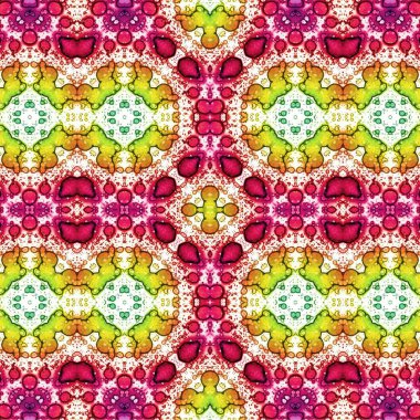 Kusursuz kaotik şablon. Soyut sanat geçmişi. Kusursuz bir doku. Modern arka plan. Mandala