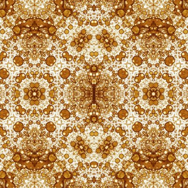 Kusursuz kaotik şablon. Soyut sanat geçmişi. Kusursuz bir doku. Modern arka plan. Mandala