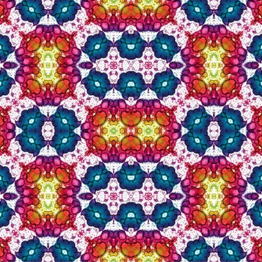 Kusursuz kaotik şablon. Soyut sanat geçmişi. Kusursuz bir doku. Modern arka plan. Mandala