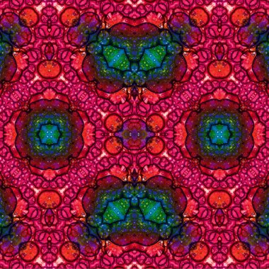 Kusursuz kaotik şablon. Soyut moda arka planı. Kusursuz bir doku. Modern arka plan. Kaleydoskopik