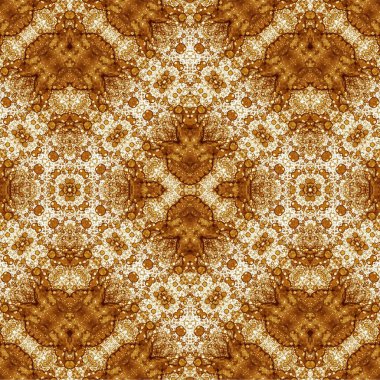 Kusursuz kaotik şablon. Soyut sanat geçmişi. Kusursuz bir doku. Modern arka plan. Mandala