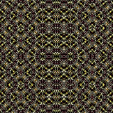 Kusursuz kaotik şablon. Soyut sanat geçmişi. Kusursuz bir doku. Modern arka plan. Mandala