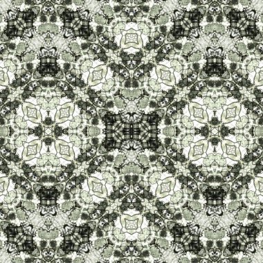 Kusursuz kaotik şablon. Soyut sanat geçmişi. Kusursuz bir doku. Modern arka plan. Mandala