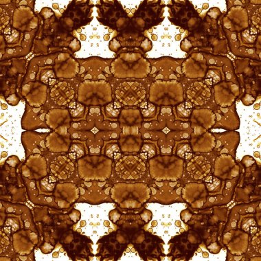 Kusursuz etnik düzen. Soyut retro arka plan. Kusursuz bir doku. Simetrik arkaplan. Sanat dokusu