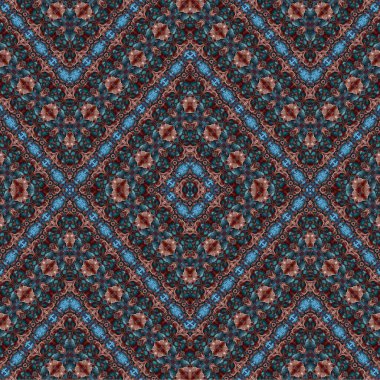 Kusursuz kaotik şablon. Soyut sanat geçmişi. Kusursuz bir doku. Modern arka plan. Mandala