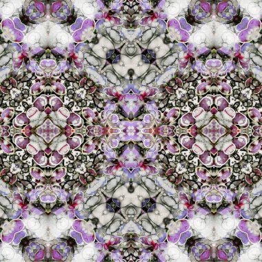 Kusursuz kaotik şablon. Soyut moda arka planı. Kusursuz bir doku. Modern arka plan. Kaleydoskopik