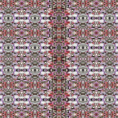 Kusursuz kaotik şablon. Soyut sanat geçmişi. Kusursuz bir doku. Modern arka plan. Mandala