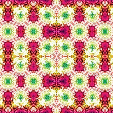 Kusursuz kaotik şablon. Soyut sanat geçmişi. Kusursuz bir doku. Modern arka plan. Mandala